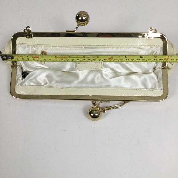 ALDO Vintage Off-White Occasion Chain Strap Shoulder Bag with Gold Tone … - Picture 7 of 8